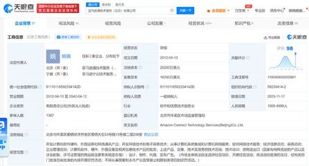 亞馬遜云科技增資至2.02億美元，深化在華布局賦能計算機軟件咨詢產業